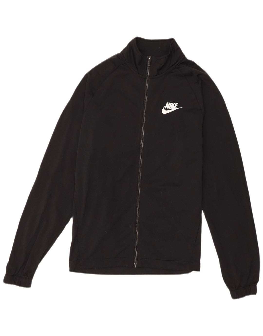 Nike Mens Tracksuit Top Jacket Medium Black Polyester