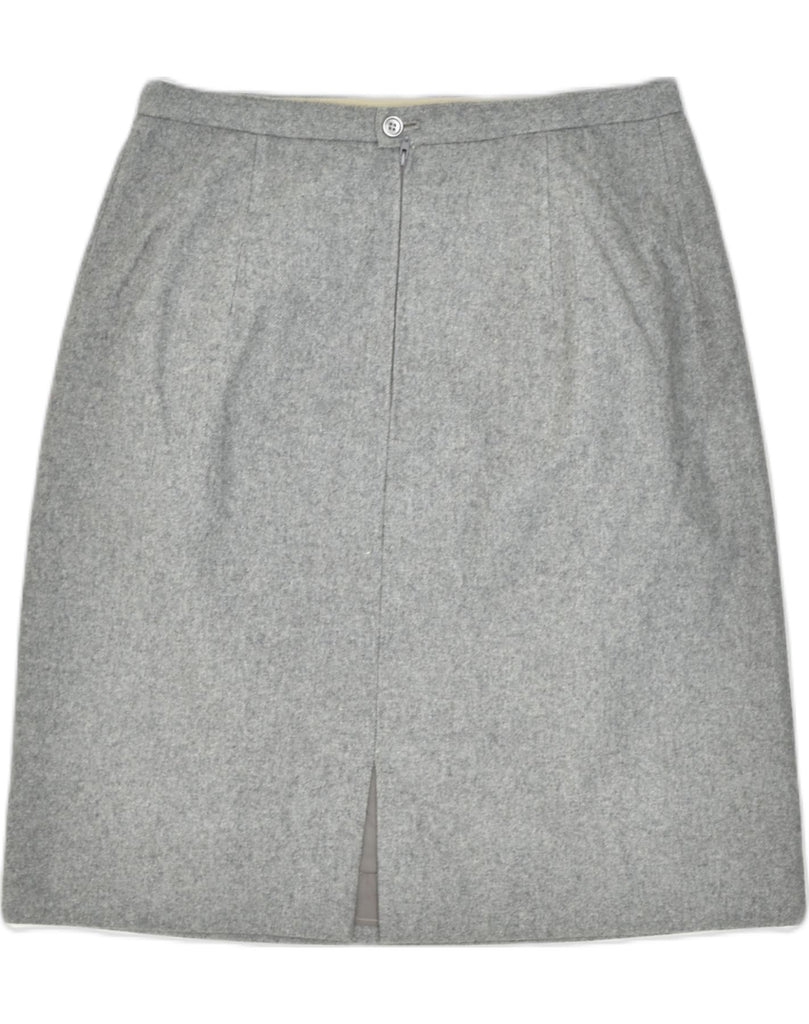 VINTAGE Womens Straight Skirt W30 Medium Grey Wool | Vintage | Thrift | Second-Hand | Used Clothing | Messina Hembry 