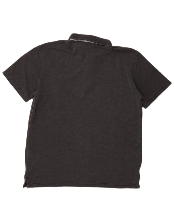 Columbia Mens Polo Shirt Large Grey Modal