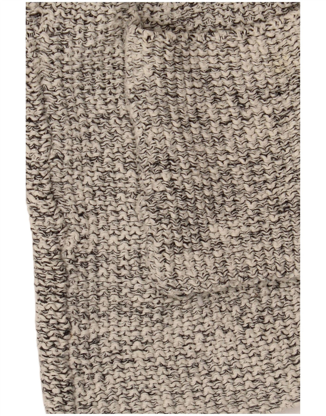 Zara Womens Open Cardigan Sweater UK 14 Medium Grey Flecked