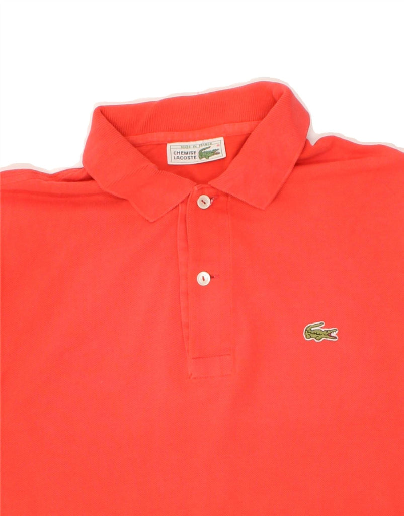 LACOSTE Mens Polo Shirt Small Red Cotton | Vintage Lacoste | Thrift | Second-Hand Lacoste | Used Clothing | Messina Hembry 