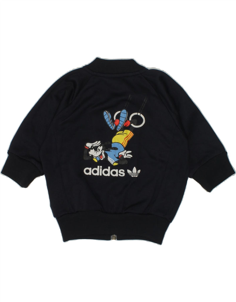 ADIDAS Baby Boys Mickey Mouse Tracksuit Top Jacket 6-9 Months Navy Blue | Vintage Adidas | Thrift | Second-Hand Adidas | Used Clothing | Messina Hembry 