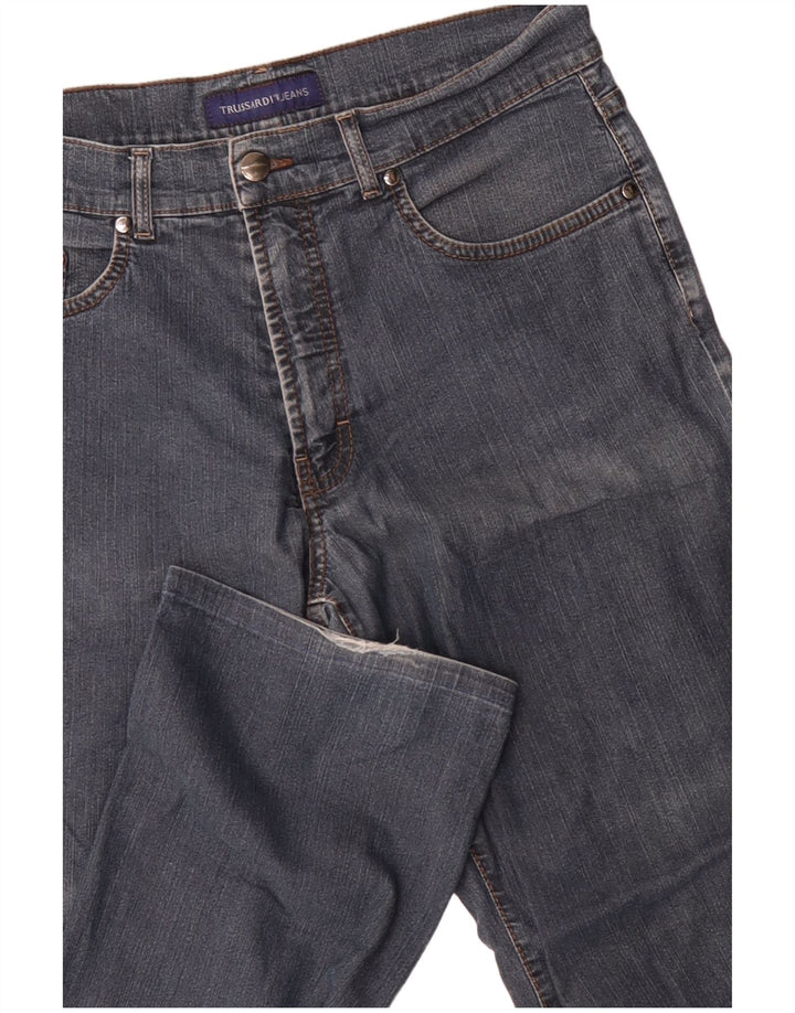 Trussardi Mens Straight Jeans IT 49 Medium W33 L30 Blue Cotton