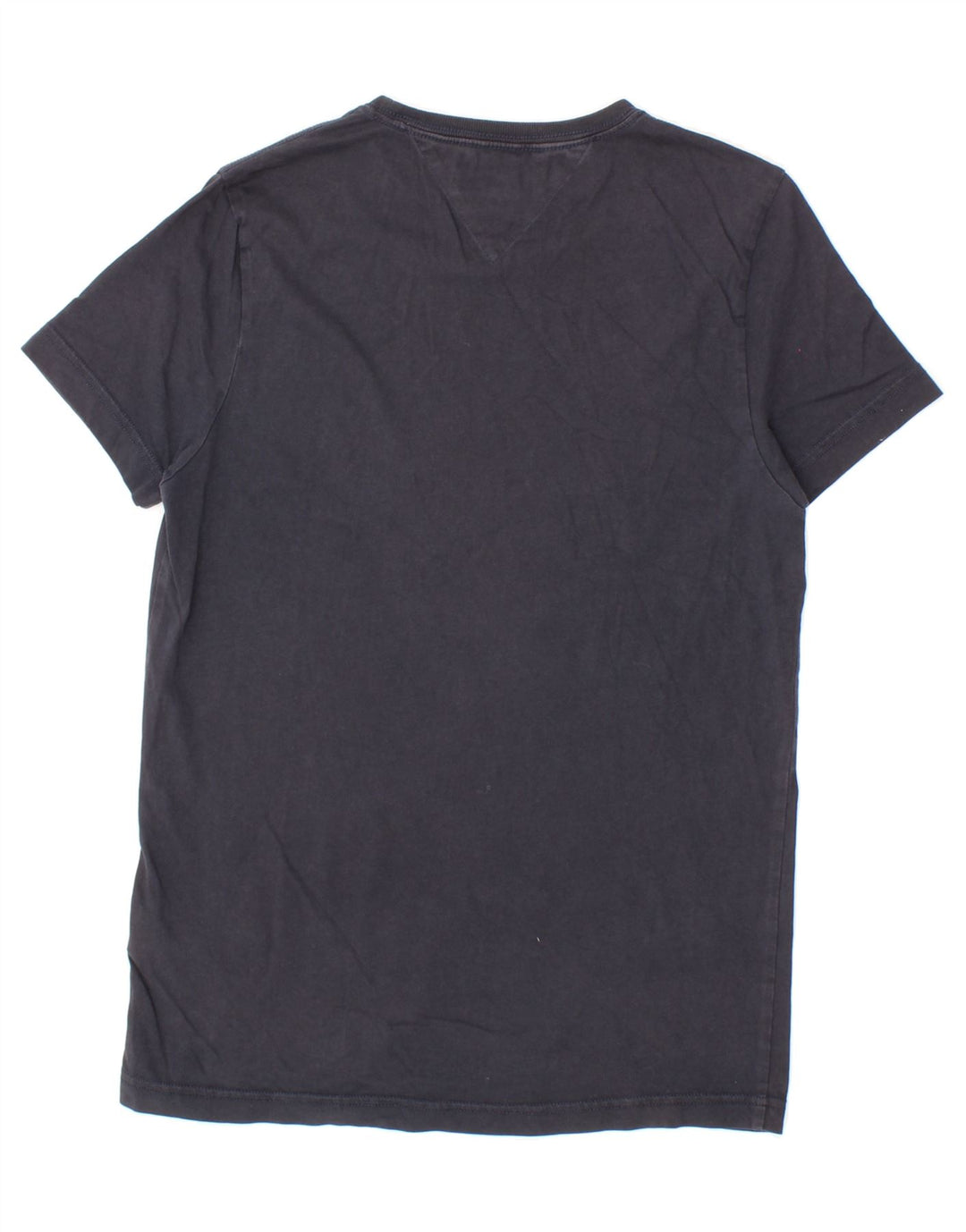 TOMMY HILFIGER Mens T-Shirt Top Small Navy Blue Cotton Vintage Tommy Hilfiger and Second-Hand Tommy Hilfiger from Messina Hembry 