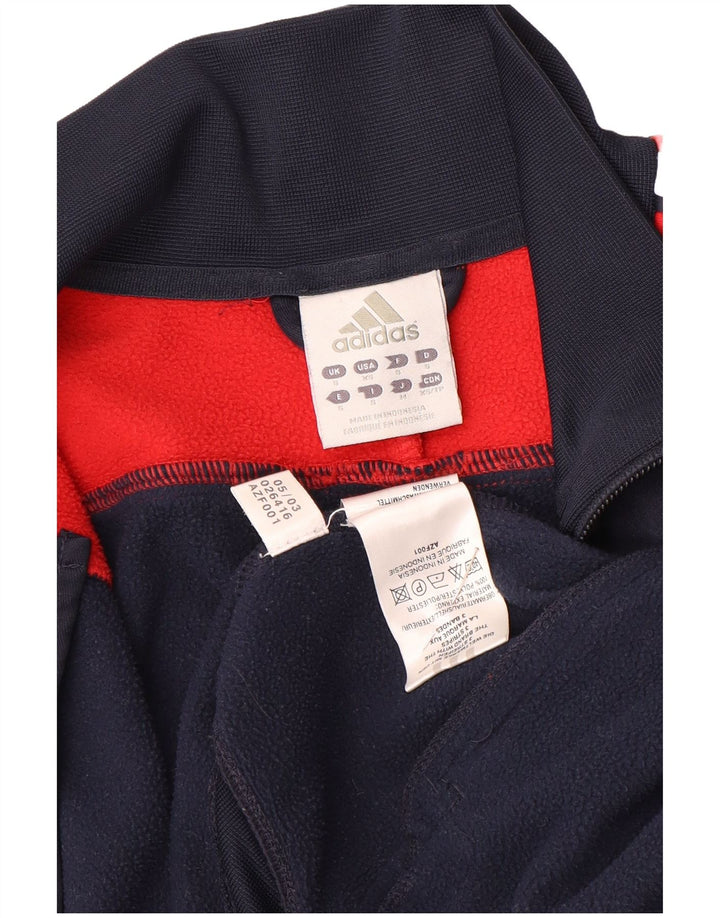 Adidas Mens Climawarm Tracksuit Top Jacket Small Navy Blue Colourblock