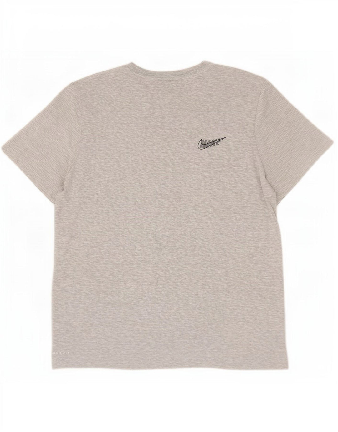 Nike Mens Dri Fit Graphic T-Shirt Top XL Grey Cotton