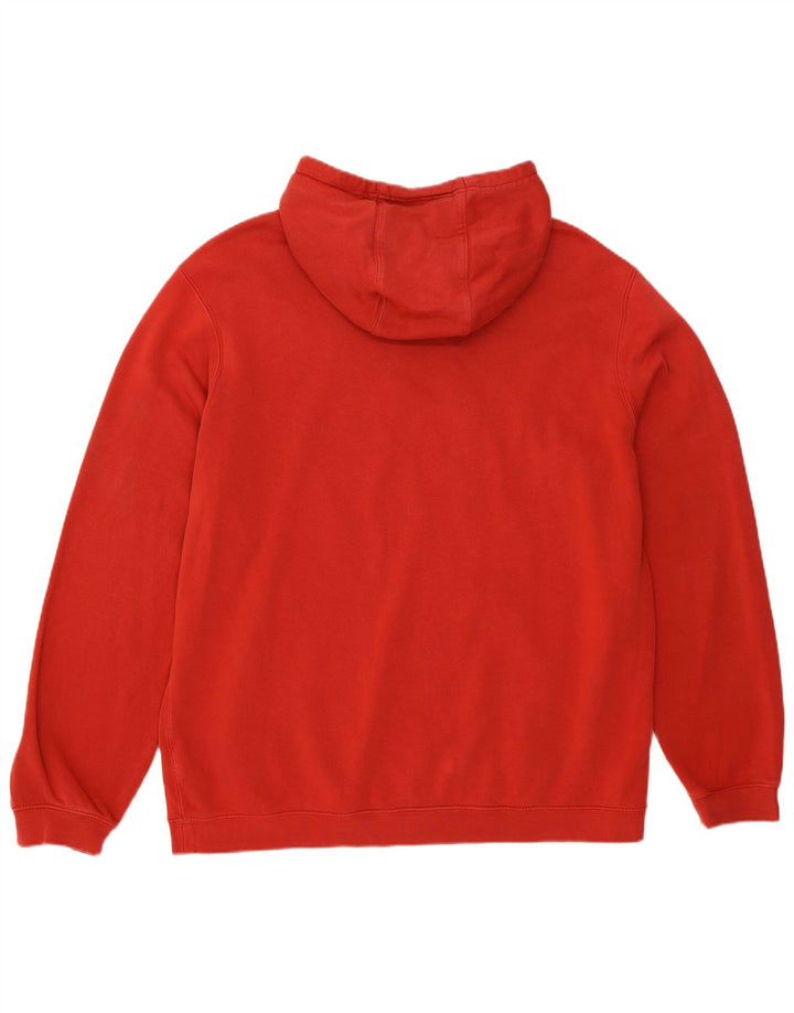 Nike Mens Hoodie Jumper XL Red Cotton