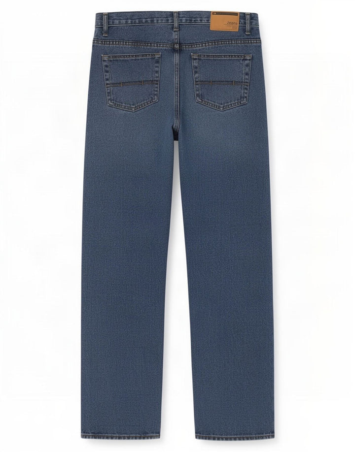 Marks & Spencer Mens Straight Jeans W36 L31 Blue Cotton