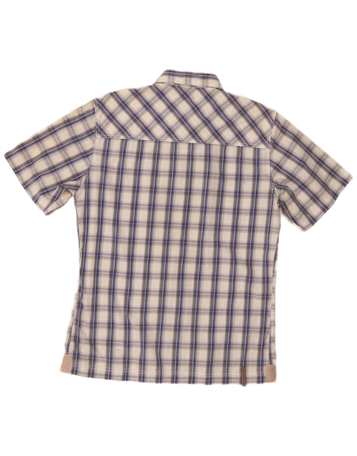 Berghaus Mens Short Sleeve Short Sleeve Shirt Large Blue Check