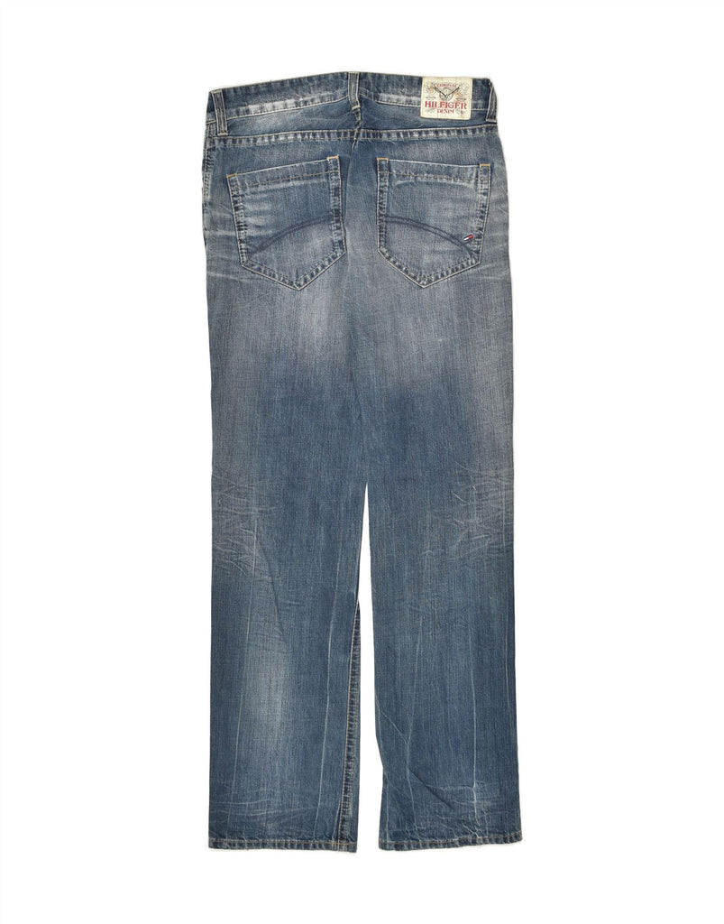 TOMMY HILFIGER Mens Wilson Straight Jeans W33 L36  Blue Cotton | Vintage Tommy Hilfiger | Thrift | Second-Hand Tommy Hilfiger | Used Clothing | Messina Hembry 