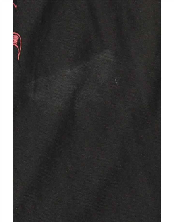 ALL SAINTS Mens Oversized Graphic T-Shirt Top Medium Black Cotton