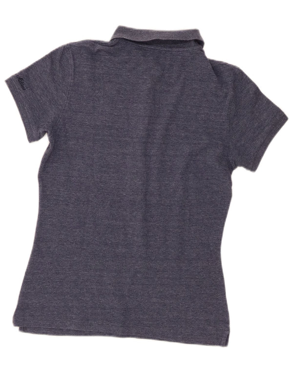 Marina Militare Womens Polo Shirt UK 12 Medium Navy Blue