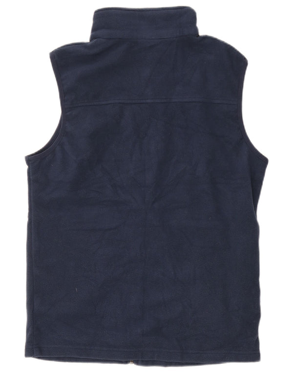 Columbia Mens Fleece Gilet UK 36 Small Navy Blue Polyester