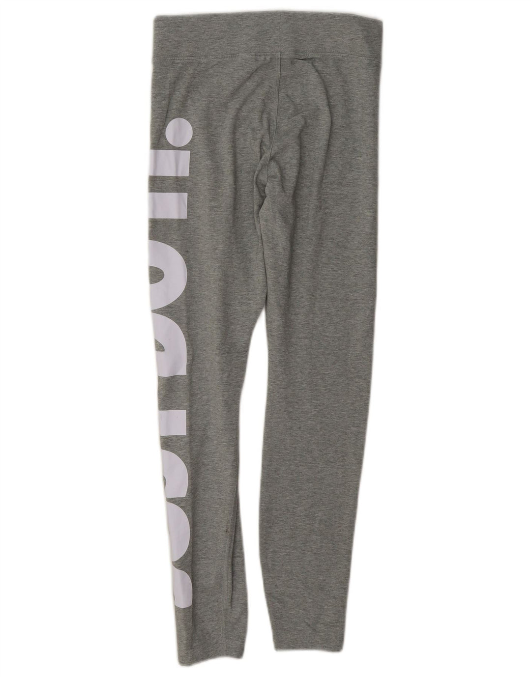 Nike Womens Graphic Leggings UK 10 Small Grey Cotton