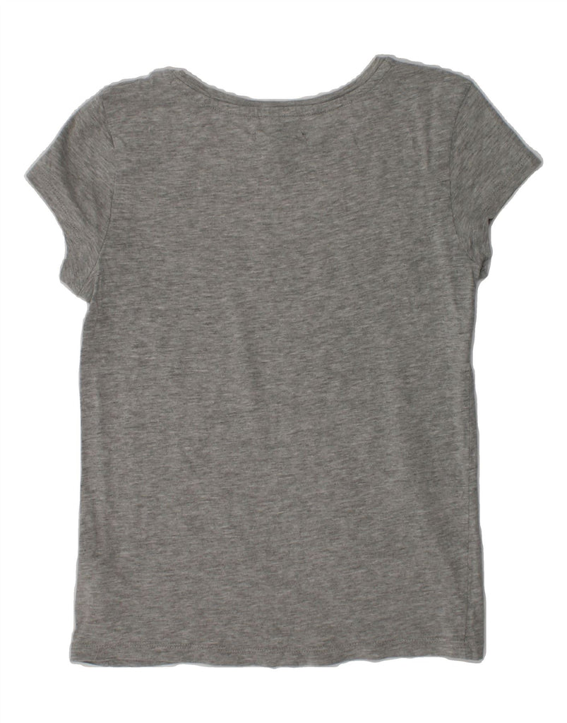 GAP Girls Graphic T-Shirt Top 7-8 Years Medium  Grey Cotton | Vintage Gap | Thrift | Second-Hand Gap | Used Clothing | Messina Hembry 