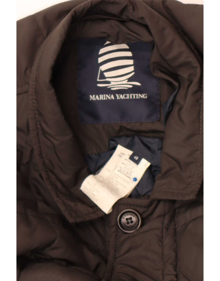 Marina Yachting Mens Padded Jacket IT 48 Medium Black Polyester