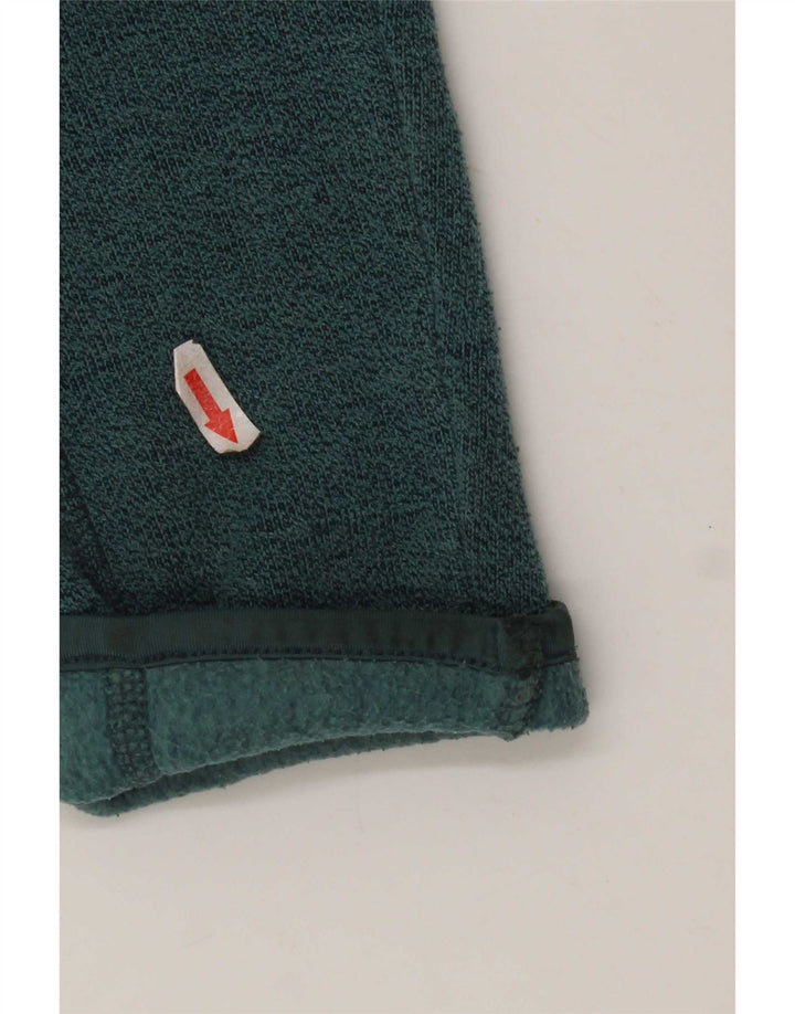 Weird Fish Mens Zip Neck Sweatshirt Jumper Medium Green Polyester