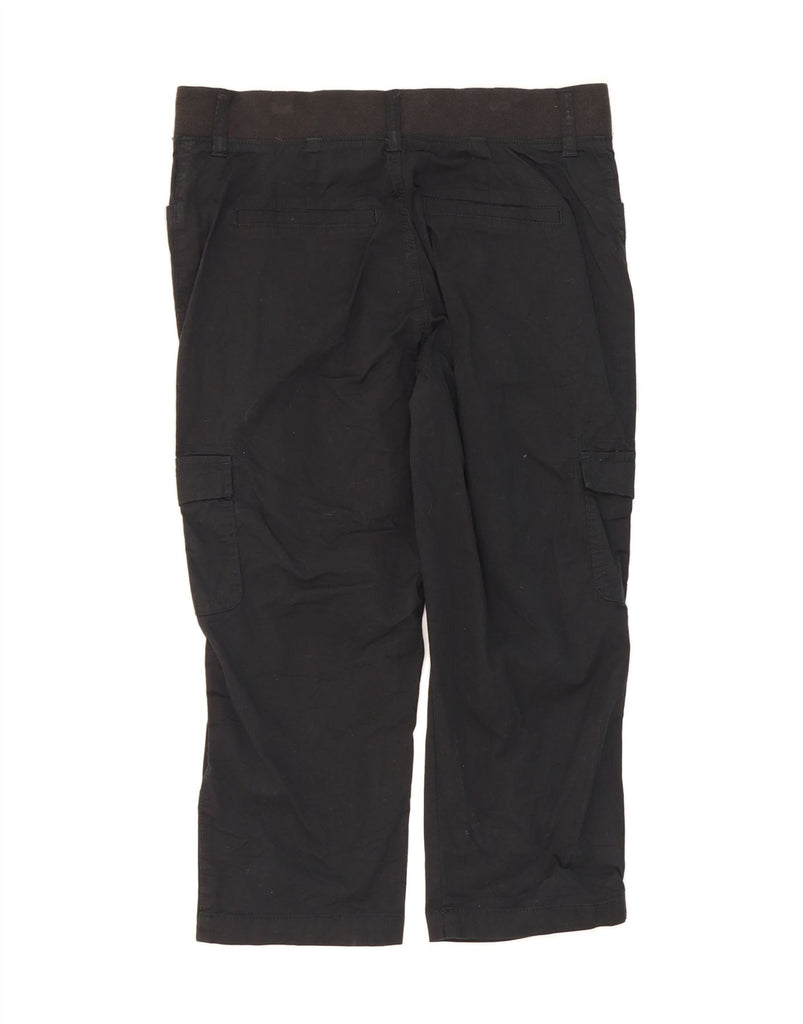 LEE Womens Mid Rise Relaxed Fit Cargo Trousers US 14 XL W34 L24 Black Vintage Lee and Second-Hand Lee from Messina Hembry 