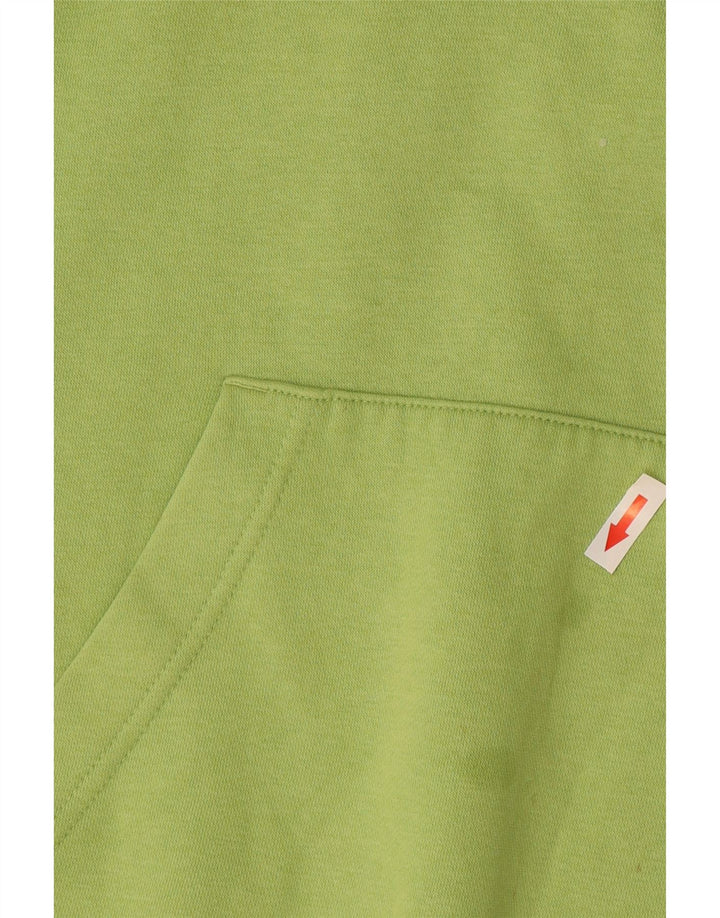 Nike Mens Hoodie Jumper Medium Green Cotton