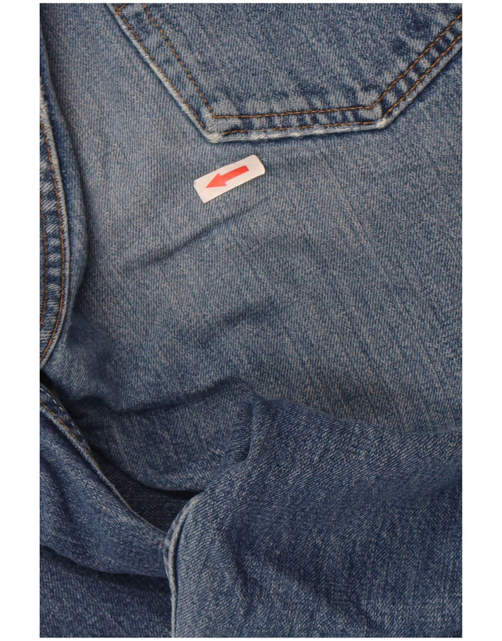 Levi's Womens 501 Distressed Straight Jeans W31 L32 Blue Cotton