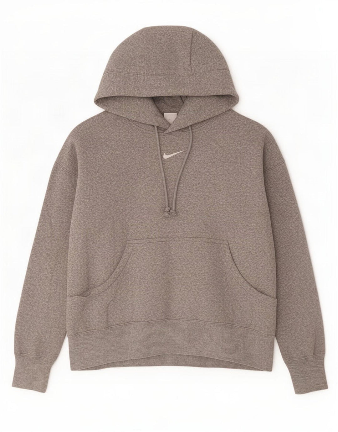 Nike Mens Hoodie Jumper Small Grey Cotton