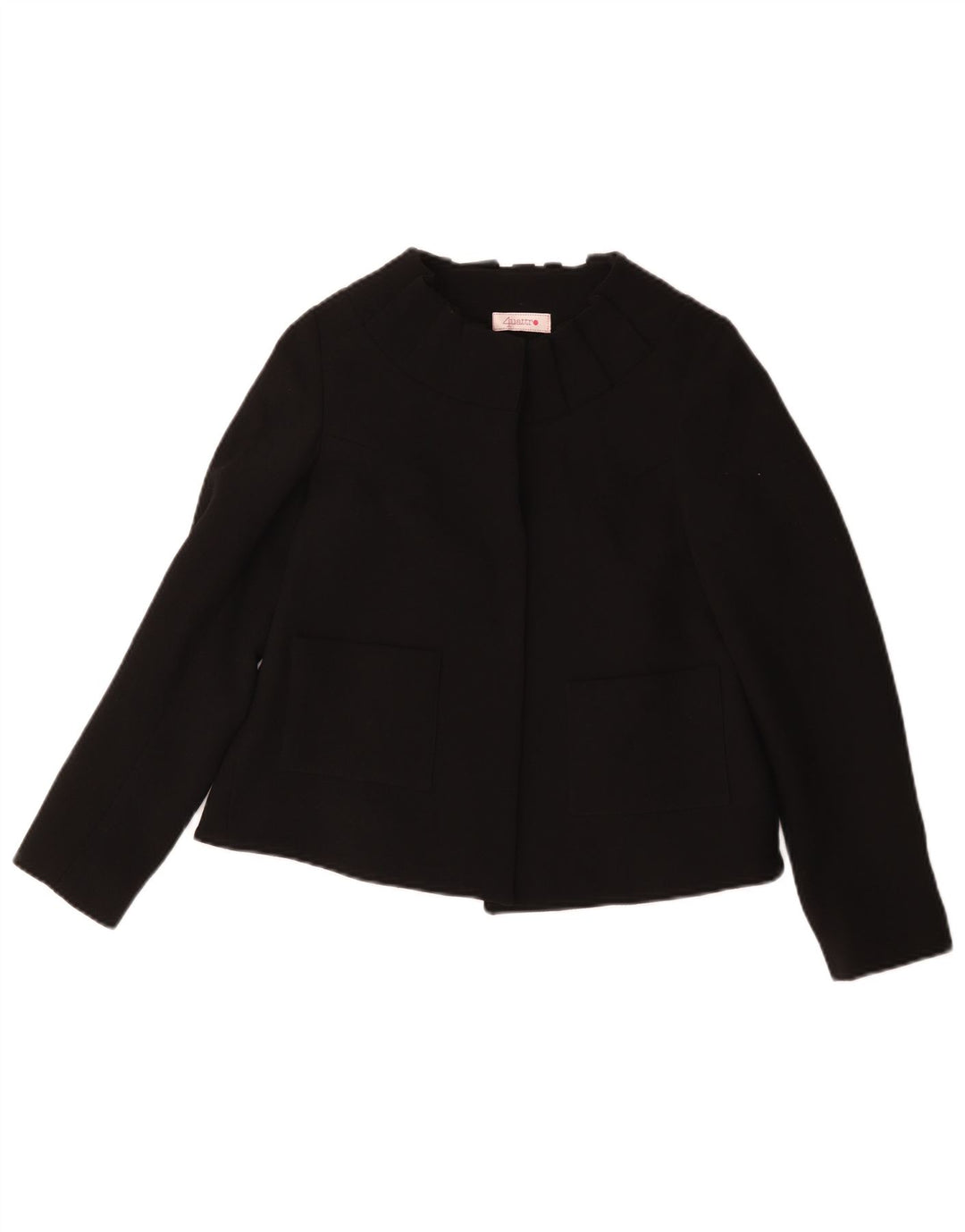 Vintage Womens Blazer Jacket IT 40 Small Black Wool