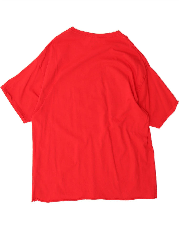 CHAMPION Mens Graphic T-Shirt Top 2XL Red Vintage Champion and Second-Hand Champion from Messina Hembry 