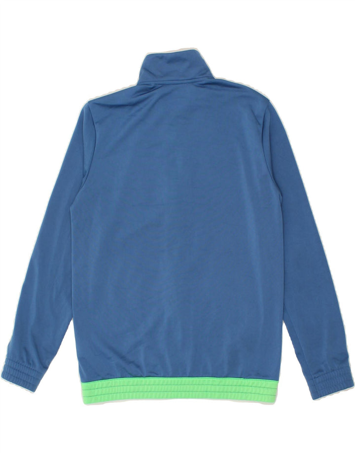 ADIDAS Boys Graphic Tracksuit Top Jacket 11-12 Years Blue Polyester Vintage Adidas and Second-Hand Adidas from Messina Hembry 