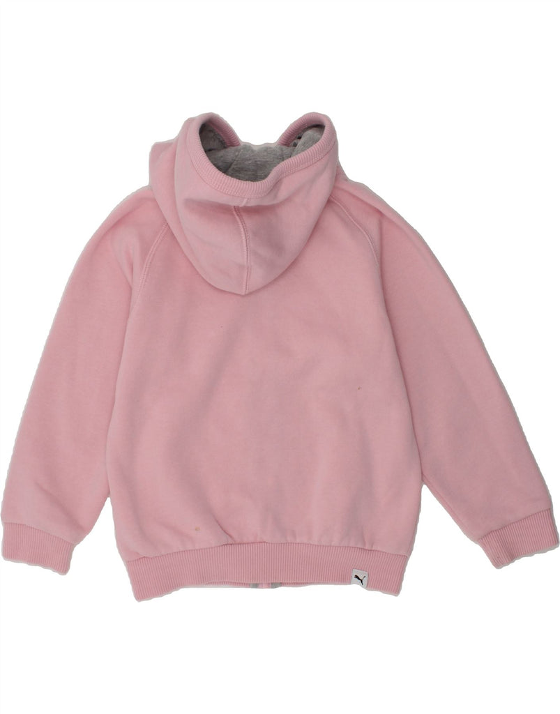 PUMA Baby Girls Zip Hoodie Sweater 18-24 Months Pink Cotton | Vintage Puma | Thrift | Second-Hand Puma | Used Clothing | Messina Hembry 