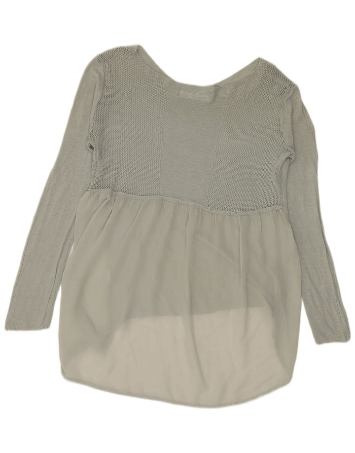 Zara Womens Blouse Top UK 14 Large Green