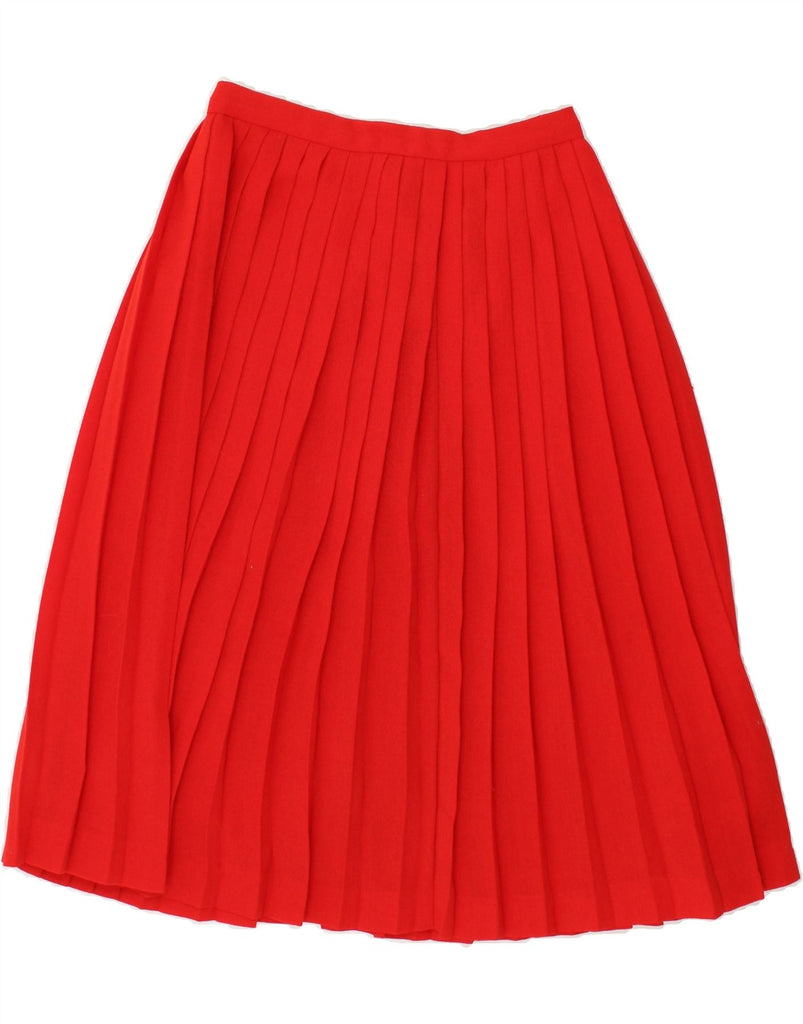 VINTAGE Womens Knife Pleated Skirt W24 XS Red | Vintage Vintage | Thrift | Second-Hand Vintage | Used Clothing | Messina Hembry 