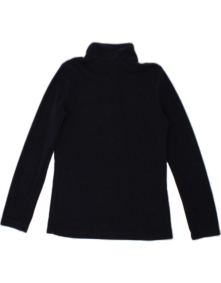 REGATTA Womens Zip Neck Fleece Jumper UK 8 Small Navy Blue Polyester Vintage Regatta and Second-Hand Regatta from Messina Hembry 
