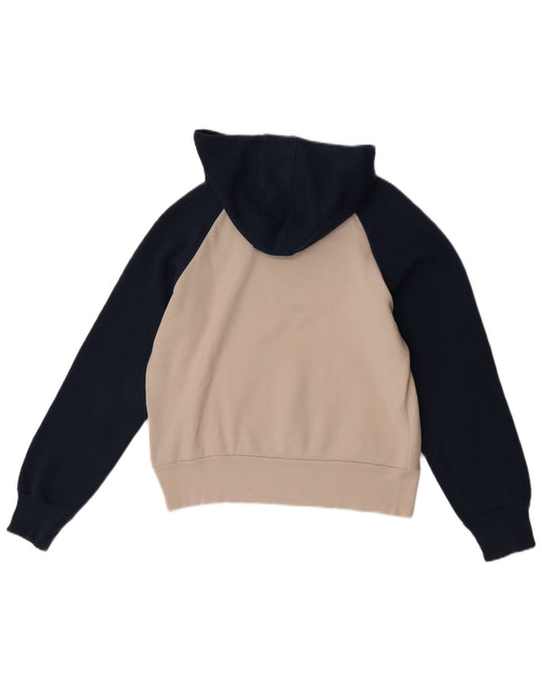 Kappa Boys Hoodie Jumper 15-16 Years 3XL Off White Colourblock Cotton