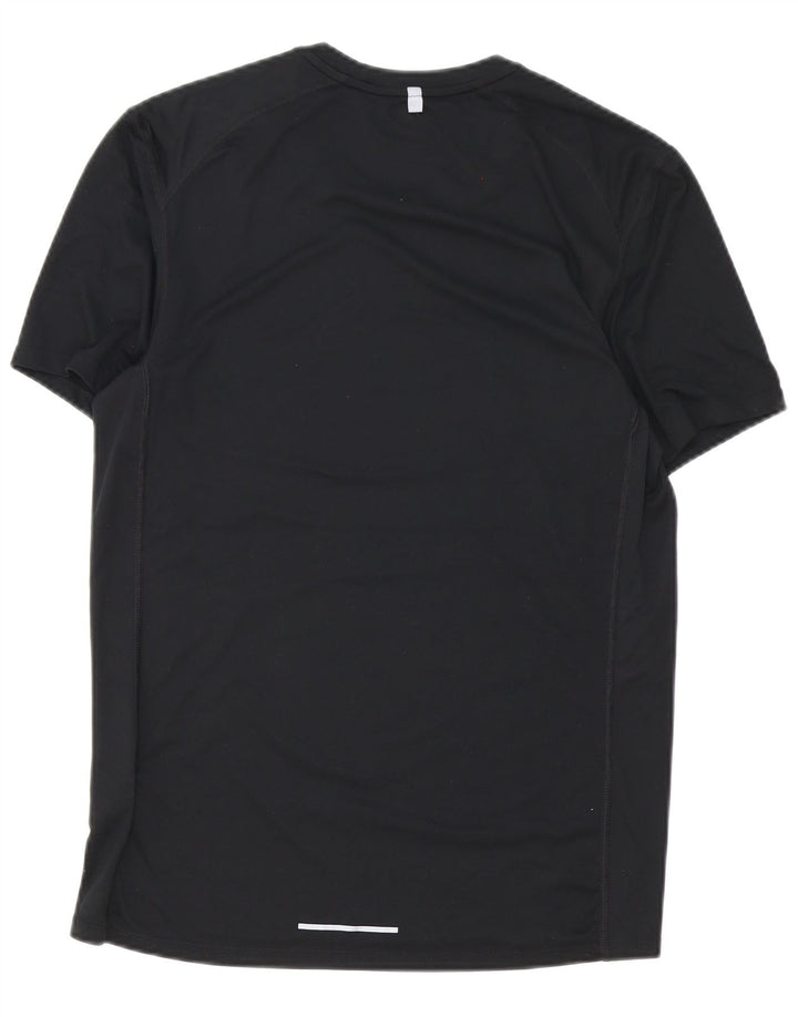 Nike Mens Dri Fit T-Shirt Top Medium Black Polyester