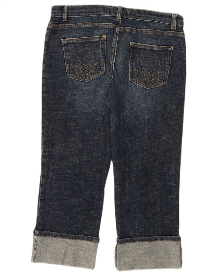 BENETTON Womens Capri Jeans W28 L21 Blue