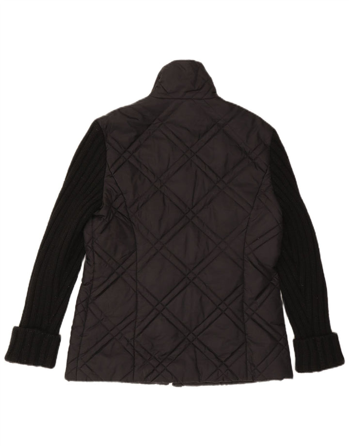 Max & Co. Womens Quilted Jacket UK 10 Small  Black Polyamide