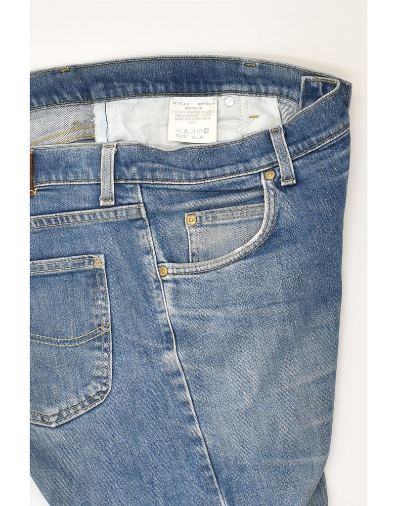 LEE Mens Brooklyn Straight Jeans W36 L30 Blue Cotton | Vintage Lee | Thrift | Second-Hand Lee | Used Clothing | Messina Hembry 