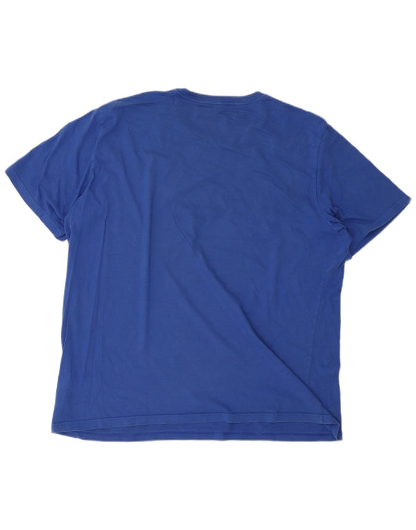 Nike Mens Athletic Cut Graphic T-Shirt Top 2XL Blue Cotton