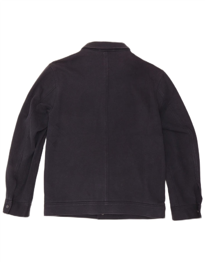 Cos Mens Utility Jacket UK 36 Small Navy Blue Cotton