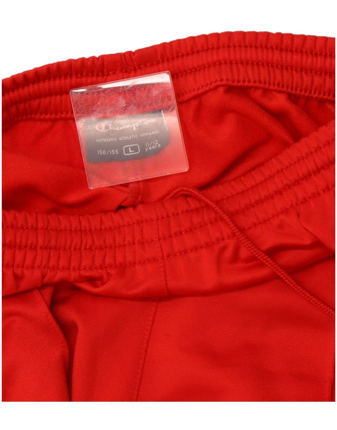 CHAMPION Boys Graphic Tracksuit Trousers 11-12 Years  Red Polyester