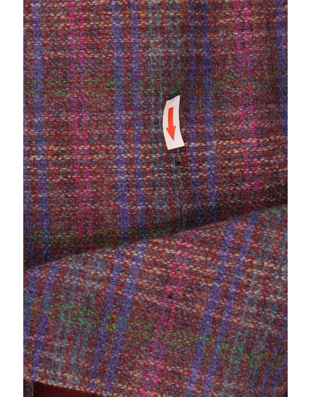Pitlochry Womens Midi Skirt UK 14 Medium W30 Multicoloured Check Wool
