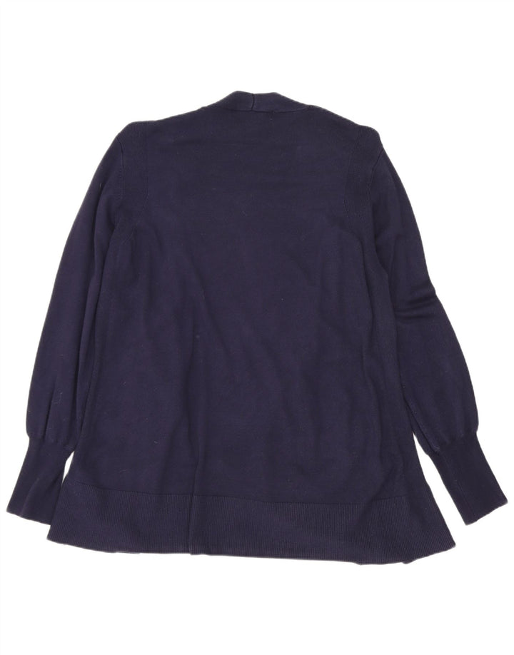 Marks & Spencer Womens Longline Cardigan Sweater Medium Navy Blue