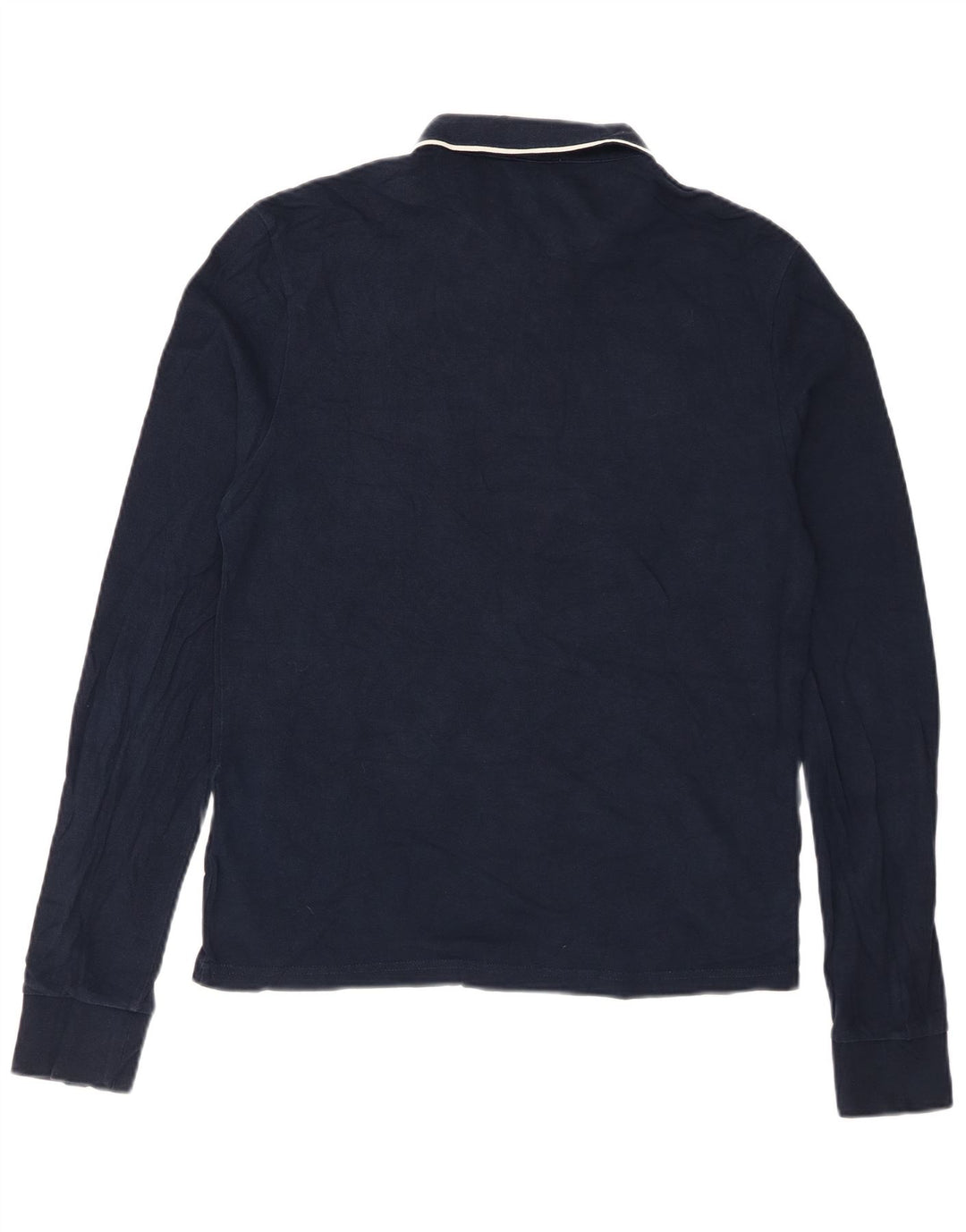 PENGUIN Mens Heritage Long Sleeve Slim Fit Polo Shirt Medium Navy Blue