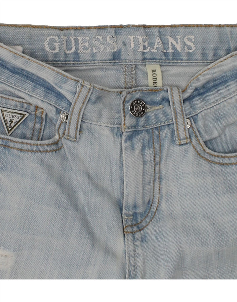 GUESS Boys Denim Shorts 7-8 Years W24  Blue Cotton | Vintage Guess | Thrift | Second-Hand Guess | Used Clothing | Messina Hembry 