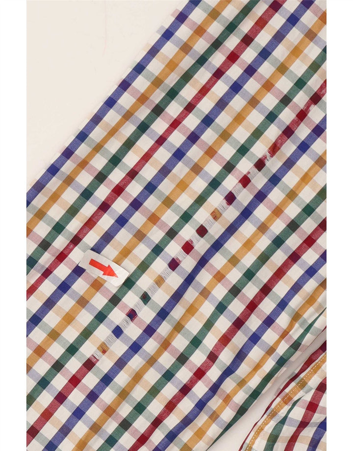 Amerigo Vespucci Mens Shirt Size 41 Medium Multicoloured Gingham