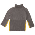 White Stuff Womens Roll Neck Jumper Sweater UK 10 Small Grey Colourblock