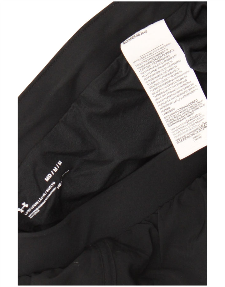 Under Armour Womens Loose Fit Sport Shorts UK 14 Medium  Black Polyester