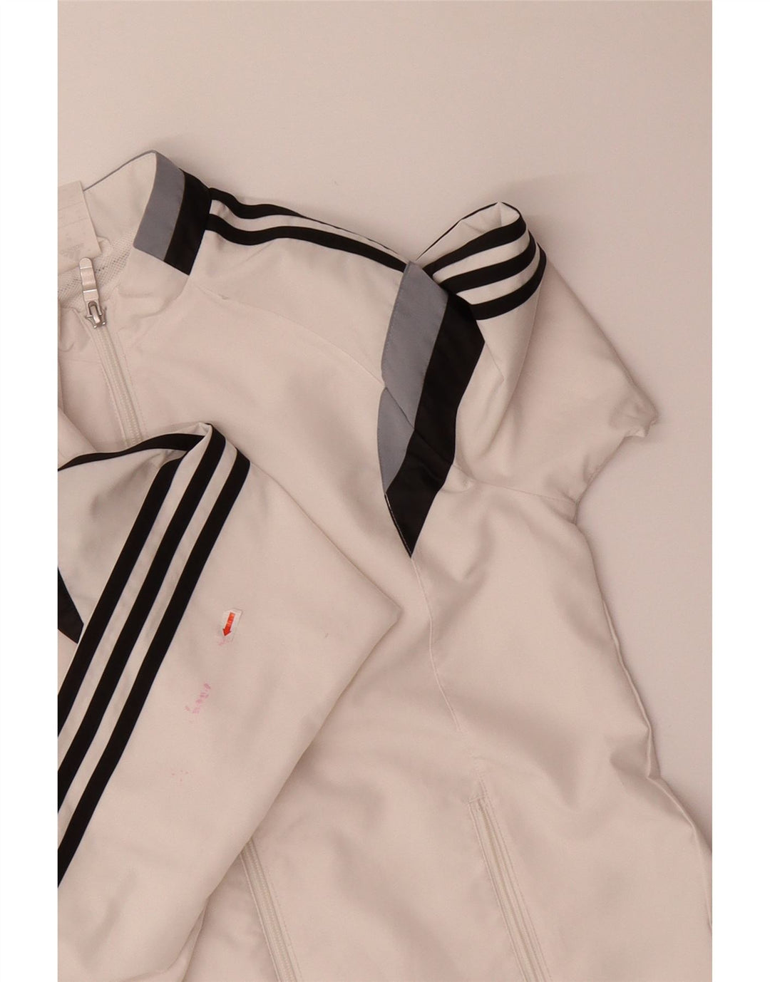 ADIDAS Boys Tracksuit Top Jacket 13-14 Years XL  White Colourblock Vintage Adidas and Second-Hand Adidas from Messina Hembry 