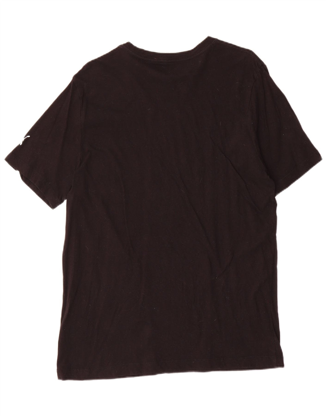 Puma Mens Graphic T-Shirt Top Large Black Cotton