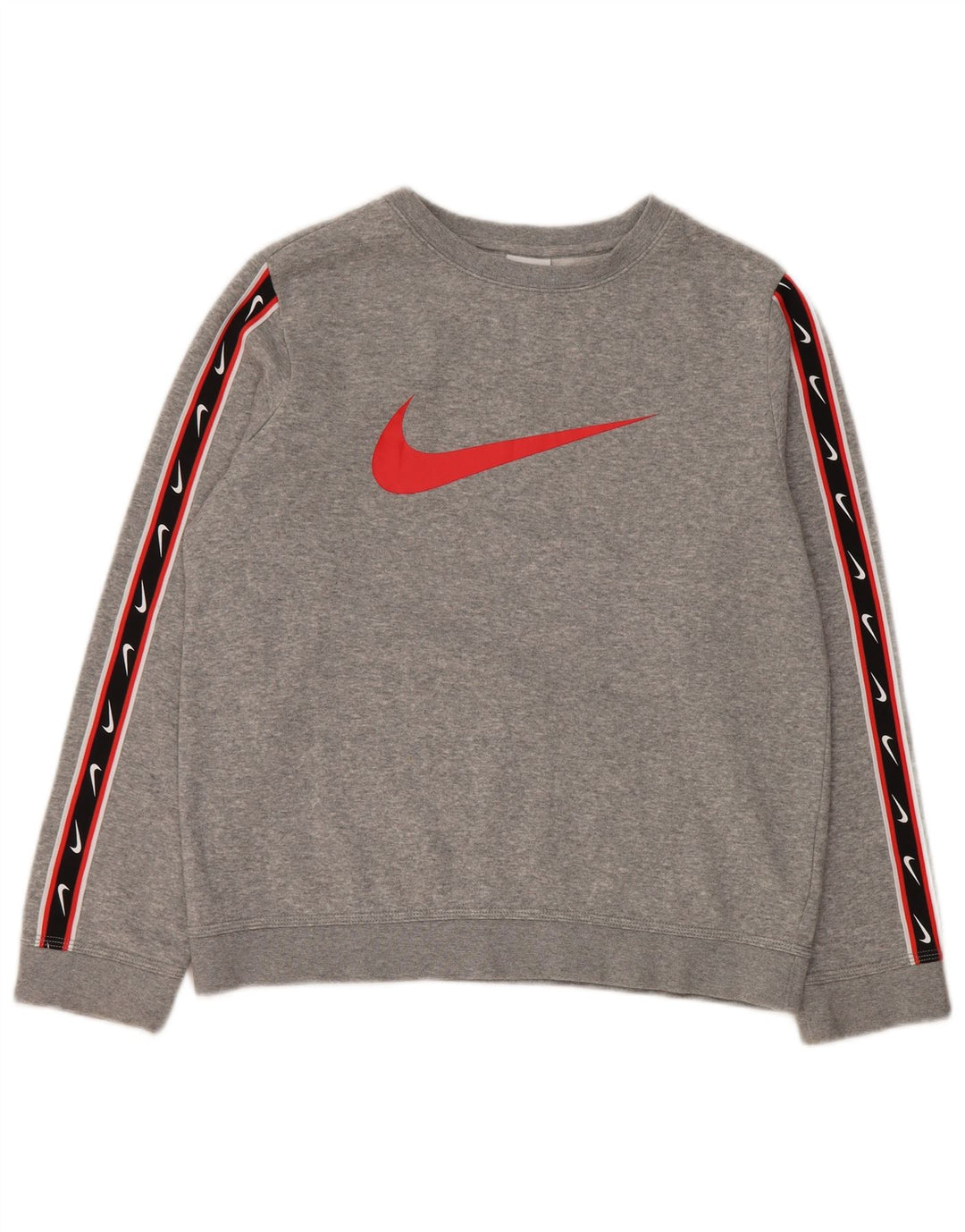 Nike Boys Graphic Sweatshirt Jumper 12-13 Years Large Grey Colourblock